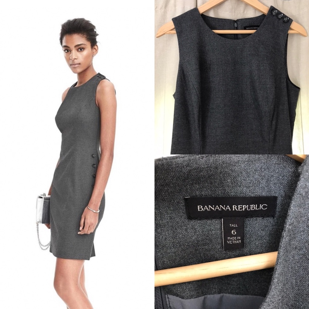 Banana Republic TALL Tailored Sheath Dress